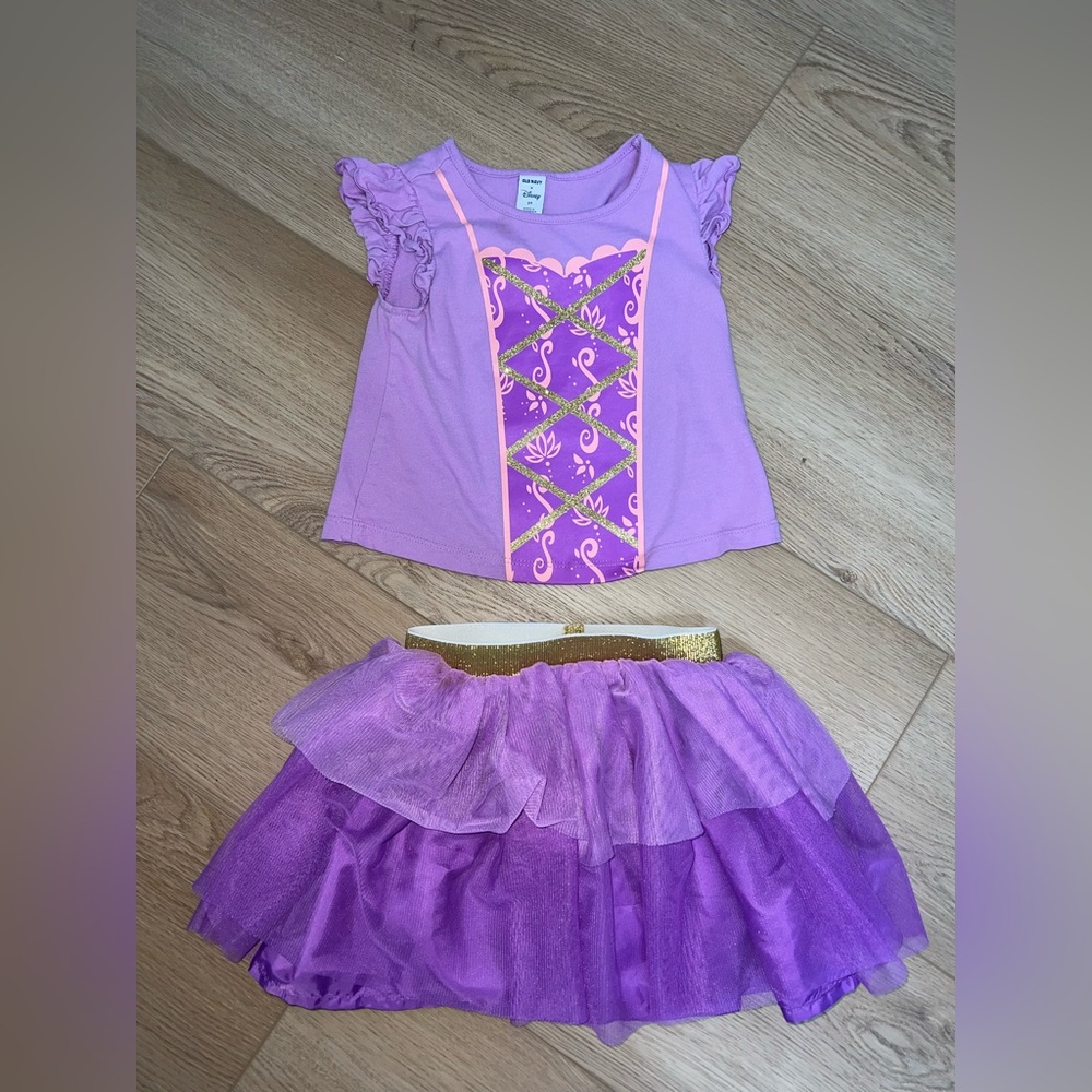 Rapunzel Disney© Princess T-Shirt and Tutu Skirt Set - Picture 5 of 8